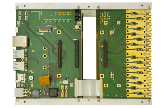 KRC-4700 Kit top view showing AFE and PIO / Power PCB